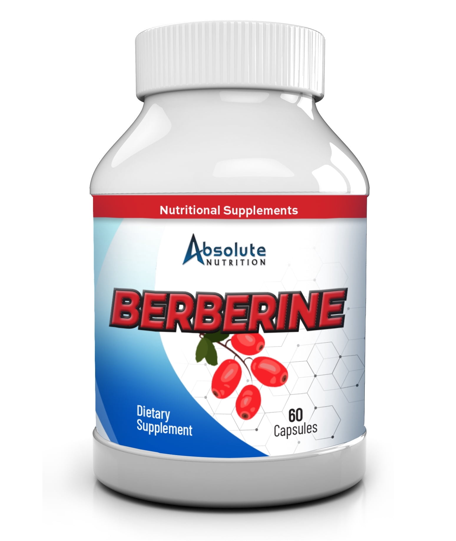 Berberine 1200mg – 60ct – Daily Metabolic Support for Adults – Blood Sugar, Cholesterol & Weight Management Supplement