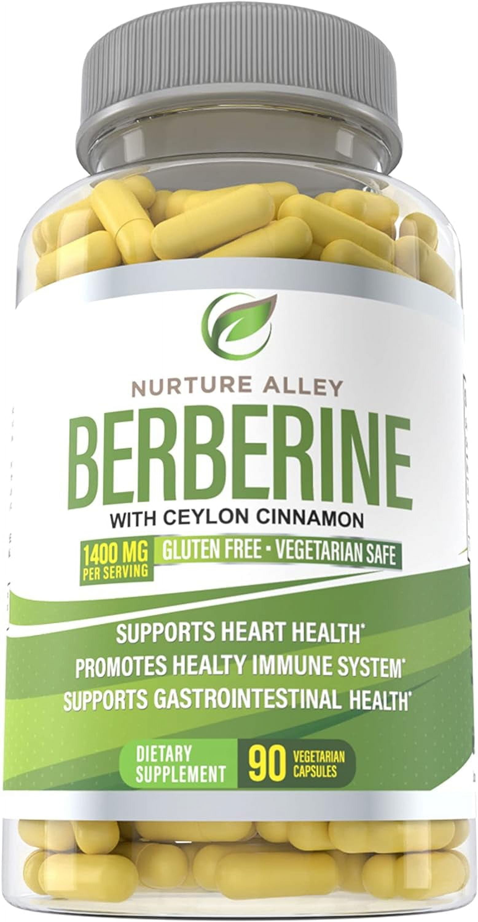 Berberine Complex Berberine HCL 1200Mg Plus Organic Ceylon Cinnamon