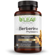 Berberine Phytosome - Superior Absorption - 120 Vegetarian Capsules - Natural Herbal Supplement by B Leaf Nature