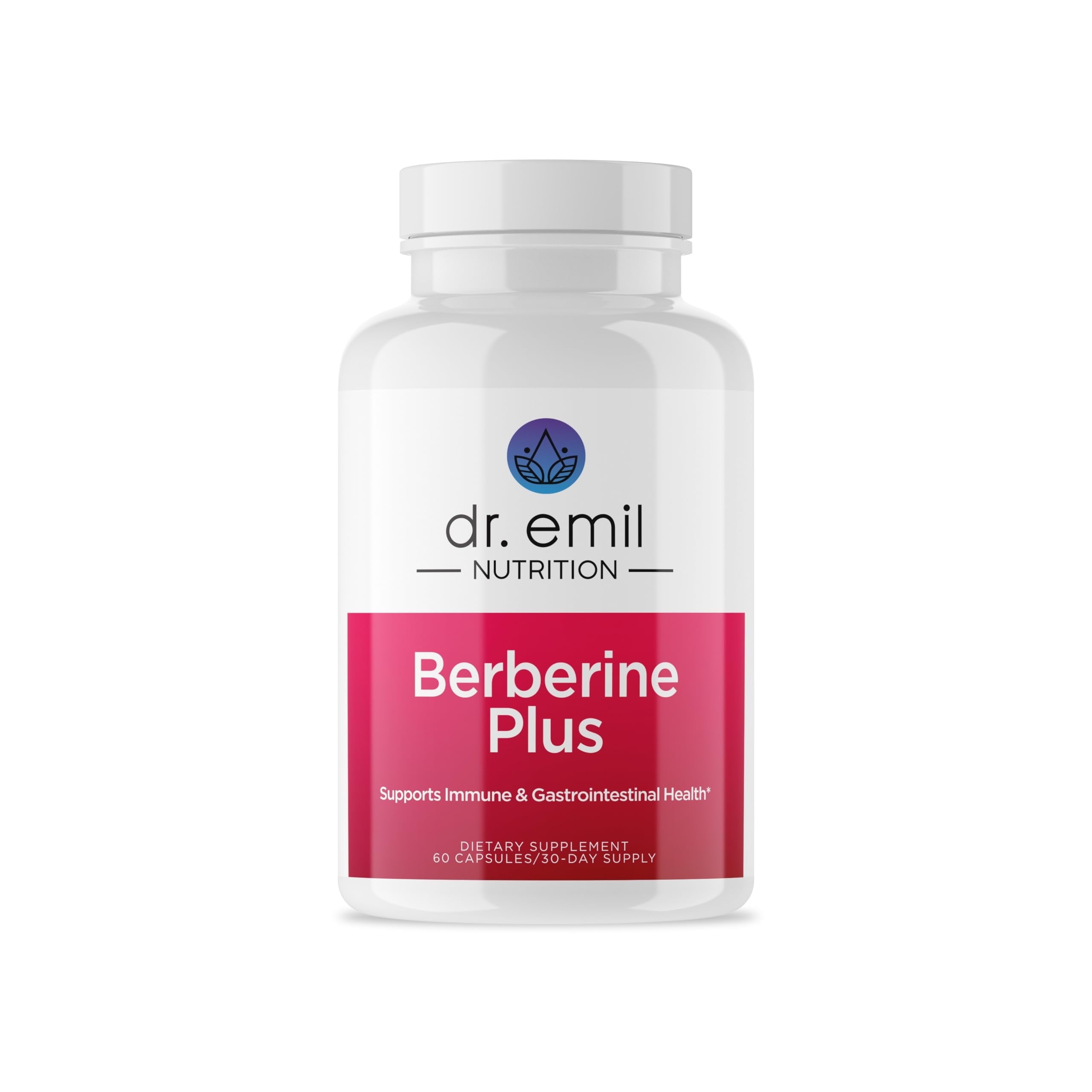 DR. EMIL NUTRITION Berberine 500mg Capsules, 60 Count, 30 Servings