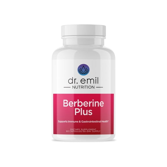 DR. EMIL NUTRITION Berberine 500mg Capsules, 60 Count, 30 Servings