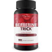 Berberine Trick - Our Best High Potency Berberine Supplement With Cinnamon - African Berberine Cinnamon Turmeric - CLA and Berberine Made in USA - Oral Berberine Breakthrough