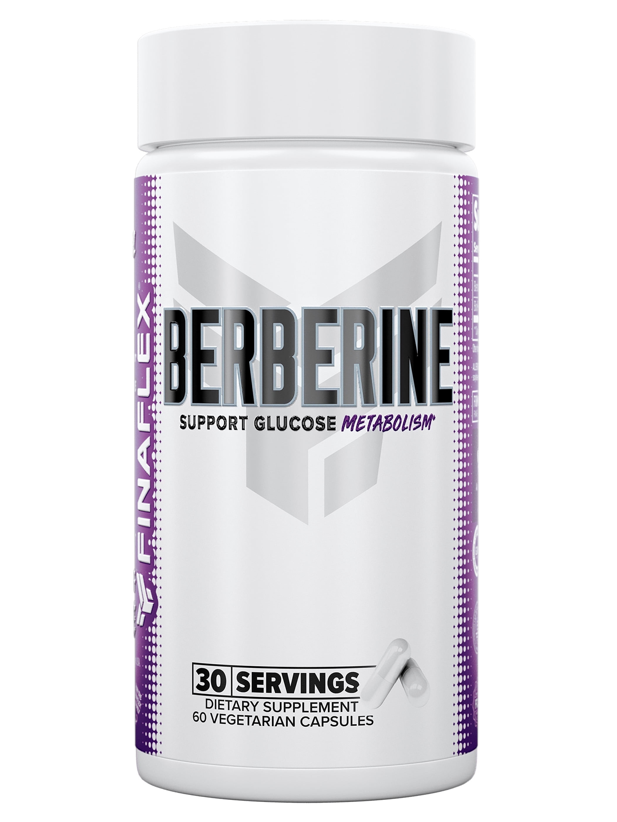 Berberine by FinaFlex: All-Natural Weight Management Formula to Support Glucose Metabolism, 30srv