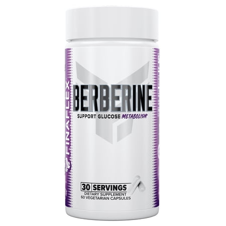 Berberine by FinaFlex: All-Natural Weight Management Formula to Support Glucose Metabolism, 30srv