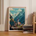 thumbnail image 1 of Berchtesgaden Germany Landscape Home Office Wall Art, Unframed Canvas 24x36in, 1 of 4
