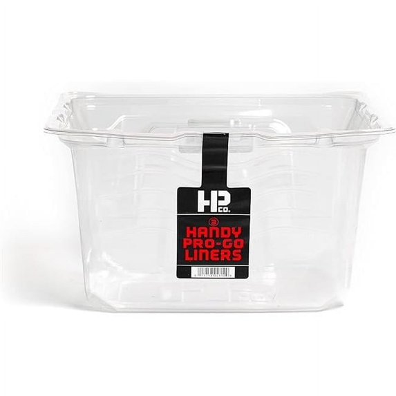Bercom 4310-CT Handy Products Pro Go Bucket Liners, Clear - Pack of 3