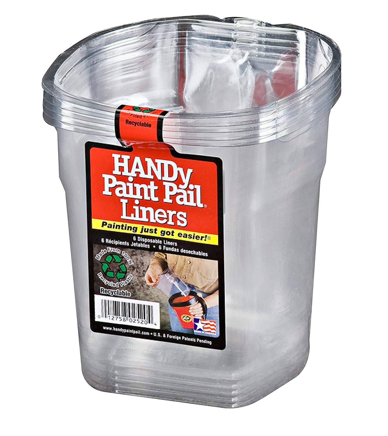 2520-CT Handy Paint Pail Liners (6 Pack) 2520-CT Handy Paint Pail Liners (6 Pack)