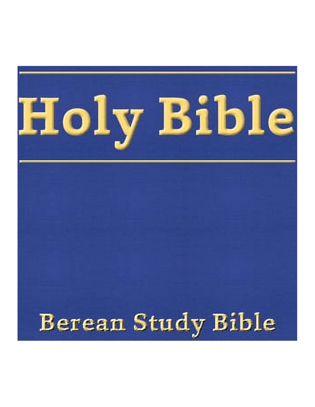 Berean Study Bible (Blue Hardcover) (Hardcover)