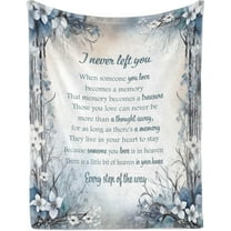 Bereavement Blanket, 60''x50'', Sympathy & Memorial Gift for Loss of Loved One, In Memory Of, Remembrance Throw Blanket