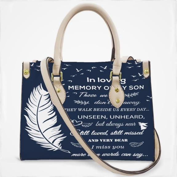 Bereavement Gifts Memorial Gifts For Loss Of Loved One Sympathy Cross Body Bags For Women Small Leather Female Handbags Fashion Top-Handle Totes