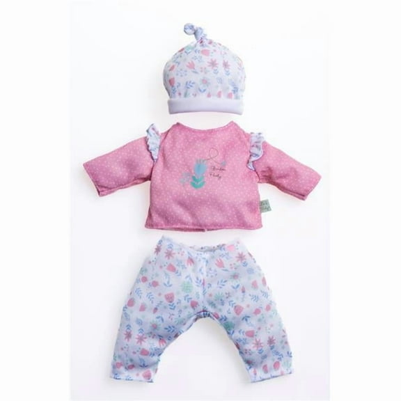 Berenguer Boutique Fashionclothing for 11 in. Dolls - Pink & White Floral - 3 Piece