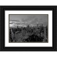 thumbnail image 1 of Berenholtz, Richard 14x11 Black Ornate Wood Framed with Double Matting Museum Art Print Titled - Chelsea and Midtown Manhattan_BN, 1 of 4