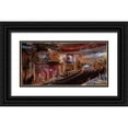 thumbnail image 1 of Berenholtz, Richard 24x14 Black Ornate Wood Framed with Double Matting Museum Art Print Titled - Abandoned Theatre, New Jersey (detail II), 1 of 4