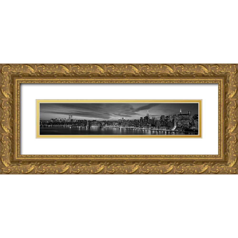 Berenholtz, Richard 24x8 Gold Ornate Wood Framed with Double