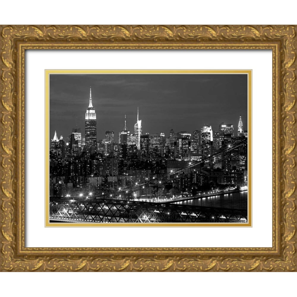 NEWYORK NEWYORK（RICHARD BERENHOLTS） Berenholtz, Richard 32x25 White Modern Wood Framed Museum