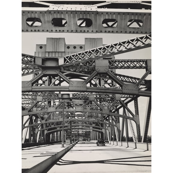 Berenice Abbott Triborough Bridge Steel New York Photo Extra Large Art Print Wall Mural Poster Premium XL
