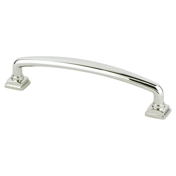 Berenson 1286-1014-P 128 mm CC Tailored Traditional Pull with Polished Nickel
