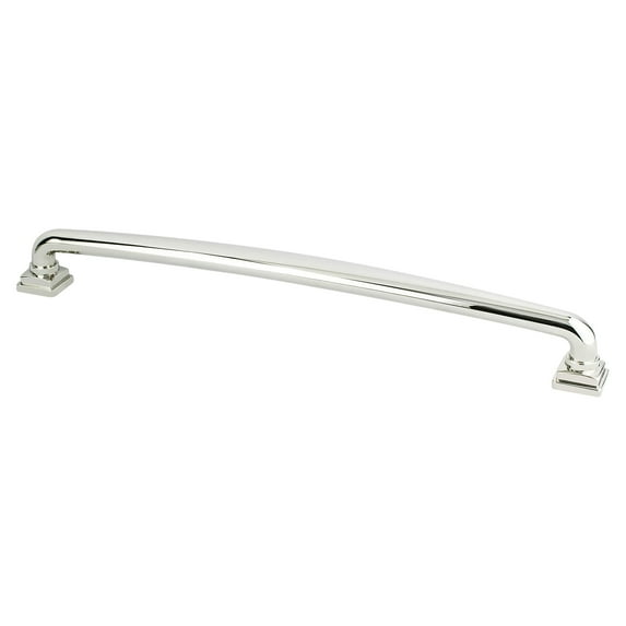 Berenson 1304-1014-P 12 in. CC Tailored Traditional Appliance Pull with Polished Nickel