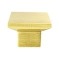 thumbnail image 1 of Berenson 2115-4-P Elevate 1-9/16" Square Contemporary Cabinet Knob / Drawer Knob - Gold, 1 of 6