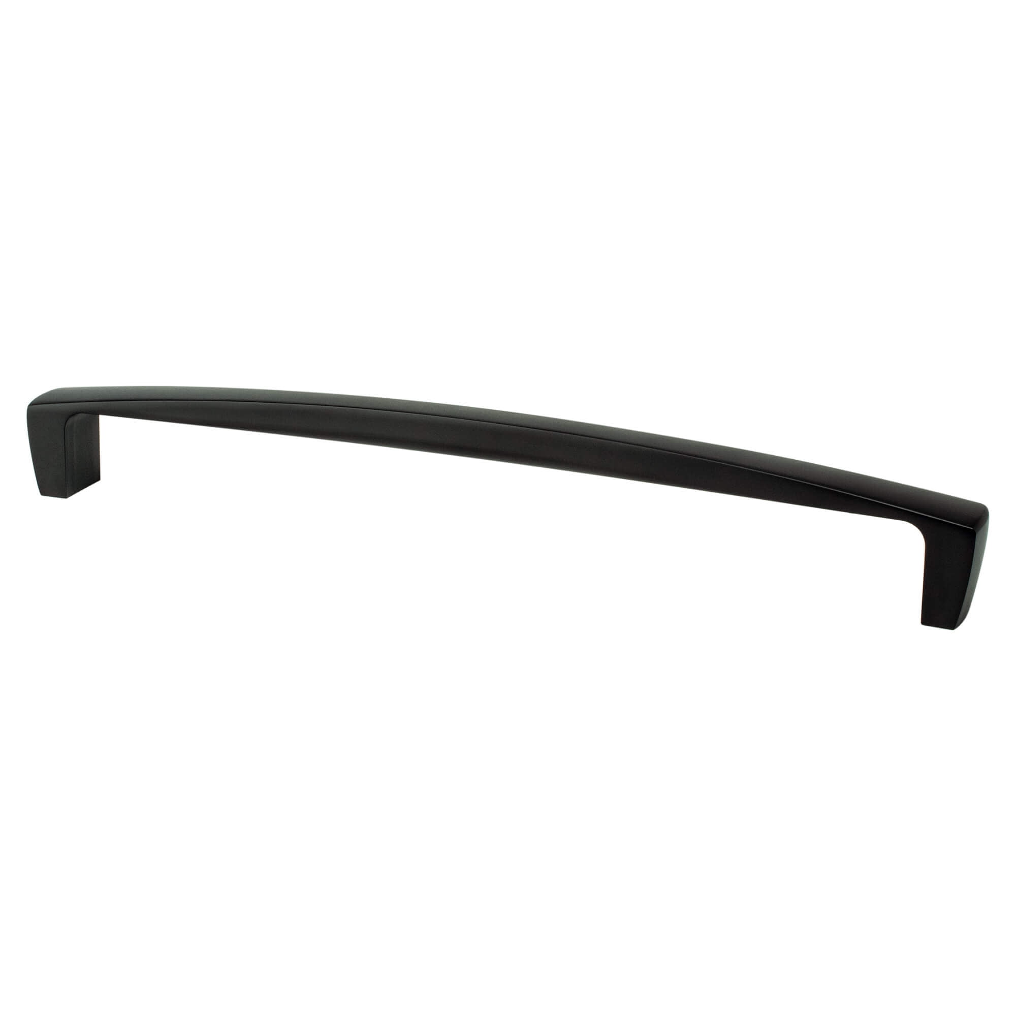 Matte Black 12" Traditional Appliance Pull with Mounting Hardware