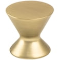 thumbnail image 1 of Berenson 2360 Domestic Bliss 1-3/16" Contemporary Hourglass Cone Cabinet Knob / Drawer, 1 of 7