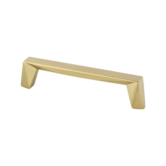 Berenson 2385-1-P Swagger 3 3/4" (96 Mm) Center To Center Modern Angular Cabinet Handle /