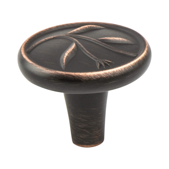 Berenson 4017-10VB-P 1.375 in. dia. Art Nouveau Knob with Verona Bronze