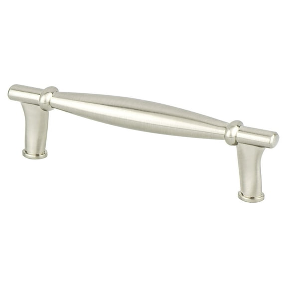 Berenson 4056-1BPN-P 96 mm CC Dierdra Pull with Brushed Nickel