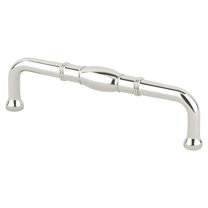 Berenson 4147-1014-P 4 in. CC Designers Group 10 Pull with Polished Nickel