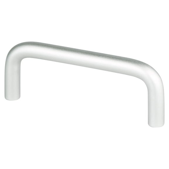 Berenson 6135-4SAL-P 3 in. CC Zurich Wire Pull with Satin Aluminium