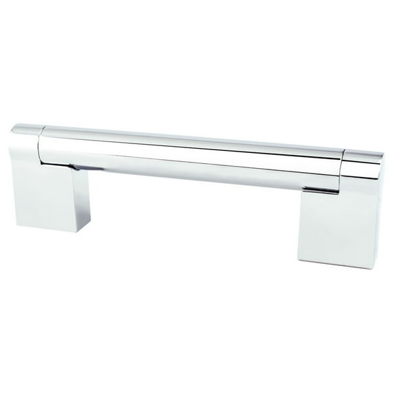 Berenson 9117-1026-P 96 mm Contemporary Advantage Three CC Polished Chrome Bar Pull