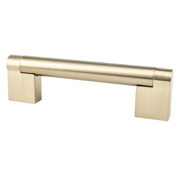 Berenson 9121-10CZ-P 96 mm Contemporary Advantage Three CC Champagne Bar Pull