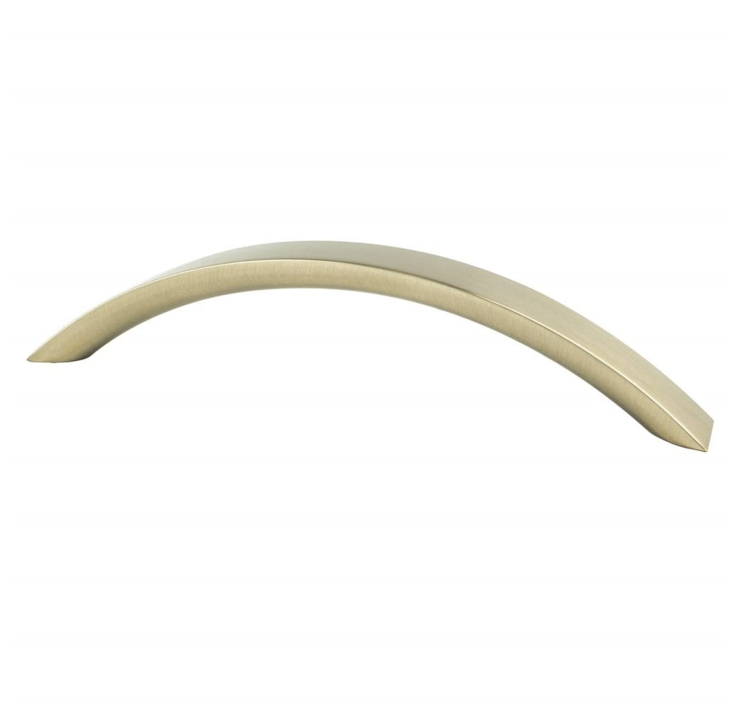 Champagne Gold Contemporary Arch Cabinet Pull with Mounting Hardware