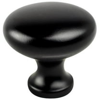 Berenson 9132-1055-P Traditional Advantage Four Matte Black Mushroom Knob