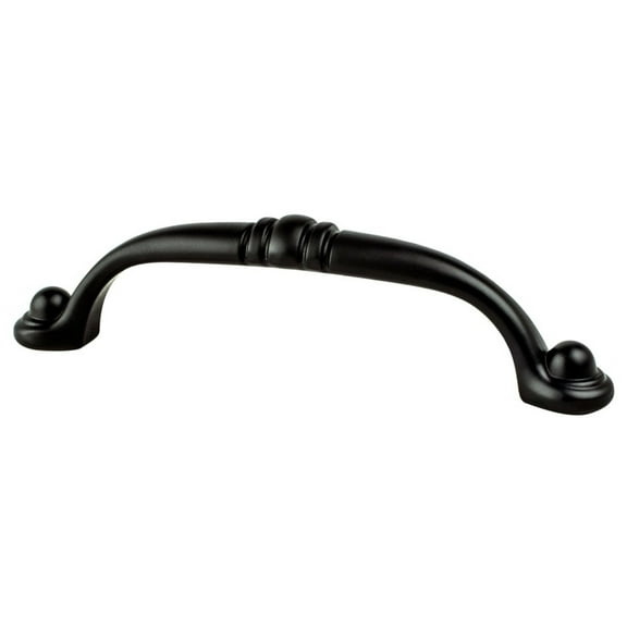 Berenson 9195-1055-P 96 mm Traditional Advantage Three CC Matte Black Antique Pull