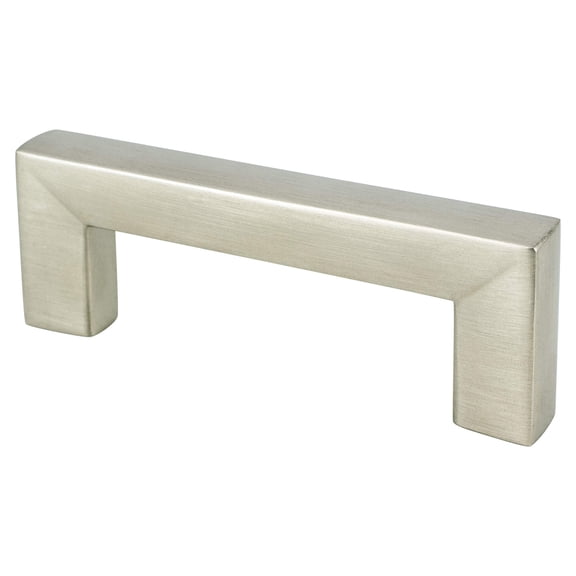 Berenson 9290-1BPN-C Square 2-1/2" Center To Center Modern Cabinet Handle / Drawer Pull By