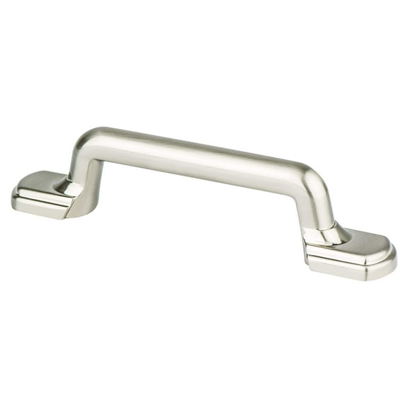 Berenson Advantage Plus 5 Collection 3 Center Handle Cabinet Pull Brushed Nickel