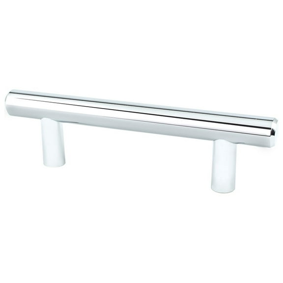 Berenson 9548-2026-P 3 in. Transitional Advantage Two CC Polished Chrome T-Bar Pull