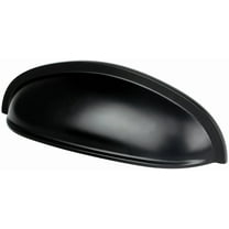 Berenson 9947-1055-P 3 in. Berenson Cup Pulls CC Matte Black Cup Pull