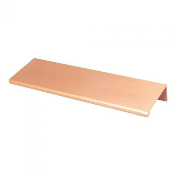 Berenson BE1048 40BC 112 mm Bravo Uptown Cabinet Edge Pull, Brushed Copper
