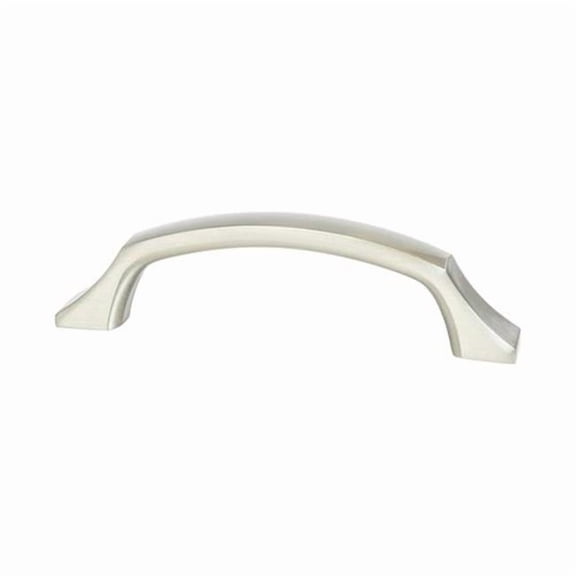 Berenson BE1206 1BPN 96 mm Century Edge Pull, Brushed Nickel