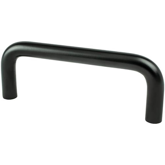 Berenson BE6129 2055 3 in. Advantage Cabinet Wire Pull, Matte Black