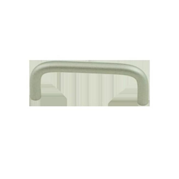 Berenson BE6135 4SAL 3 in. Zurich Wire Pull - Satin Aluminum