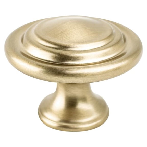 Berenson BE9131 10CZ 1-1.31 in. Traditional Advantage Four Round Knob, Champagne