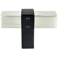 thumbnail image 1 of Berenson Bn-Rivet-Rebel-Knob Rivet Rebel 2" Modern Industrial Square T Bar Cabinet Knob /, 1 of 7