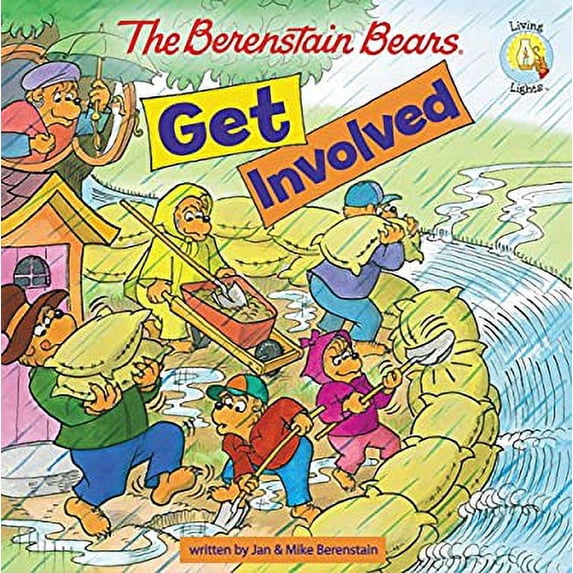 Pre-Owned The Berenstain Bears Get Involved Berenstain Bears/Living Lights: A Faith Story Paperback Jan Berenstain, Mike Berenstain