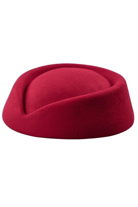Beret Hat Caps Airline Stewardess Flight Attendant Vintage Looking Hat Uniform