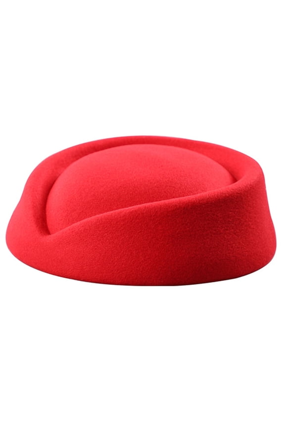 Beret Hat Caps Airline Stewardess Flight Attendant Vintage Looking Hat Uniform