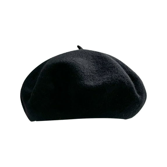 Beret Hat for Women, Classic Wool Beret Hats, FNGZ Wool Beret, French Beret, Winter, Artist, Painter Hat, Solid Color, Women's, Beret, French Artist Cap, Solid Wool, Casual, Classic