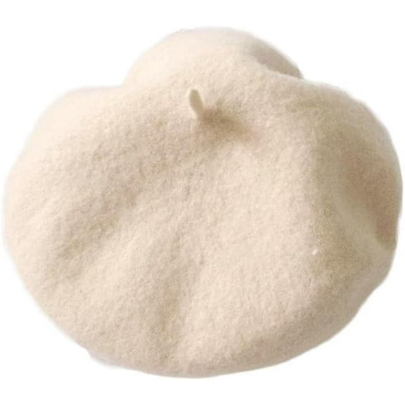 Beret Hat for Women Gril Winter Hats Wool Classic Vintage Beanie Cap